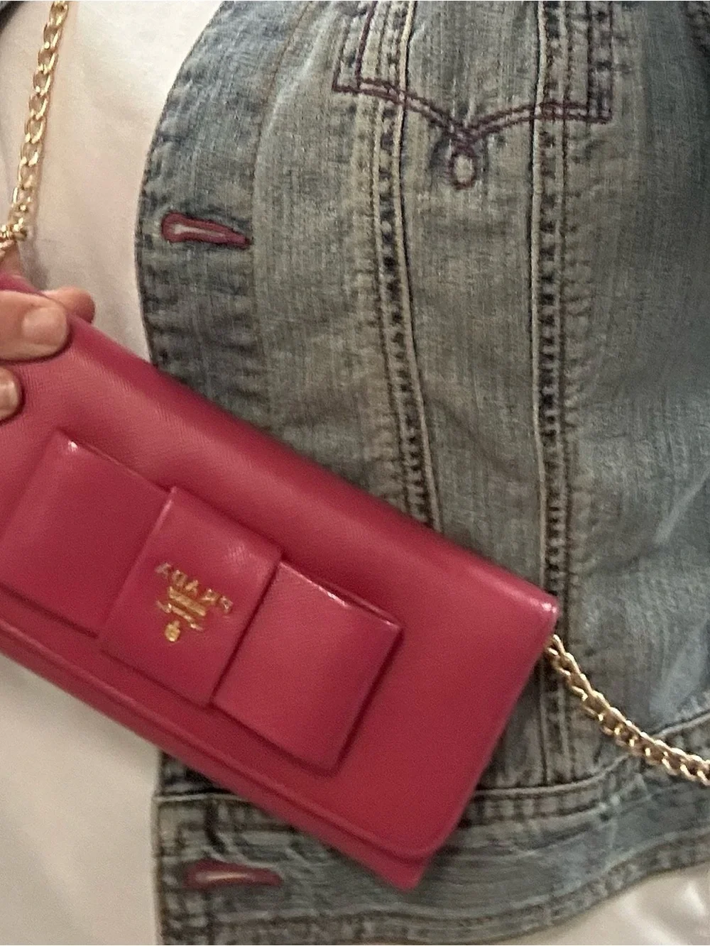 Prada bright pink